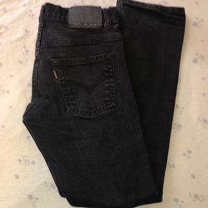 Levi’s 511 slim black jeans boy size 12r (26x26)